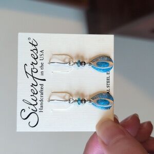 Silver Forest Earrings